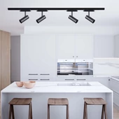 V-TAC állítható 20W spot LED lámpatest Slim 48V mágneses sínhez, meleg fehér - SKU 10255