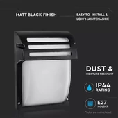 Wall Lamp Frost Glass Matt Black