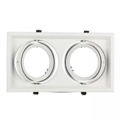 2xAR111 Fitting White