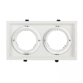 2xAR111 Fitting White