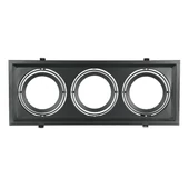3xAR111 Fitting Relef Black