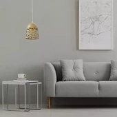 Pendant Light Champean Gold With Gold Canopy