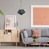 Pendant Light Basics Net Prism Black Lampshade 400*540mm