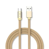 V-TAC arany, USB - Type-C 1m hálózati kábel - SKU 8499