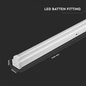 VT-8-55 50W LED BATTEN FITTING-150CM SAMSUNG CHIP CCT:3IN1(6000LM)