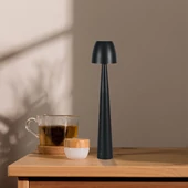 V-TAC asztali akkus lámpa, fekete házzal, CCT, 80x370mm - SKU 23683