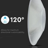 V-TAC átlátszó lámpaernyő csarnokvilágítóhoz 120° - SKU 574