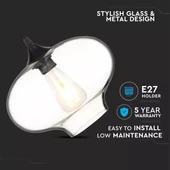 Pendant Light Globe Artistic Glass Transparent  Ф280мм