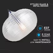 Pendant Light Diamond Cut Glass Transparent  Ф350мм
