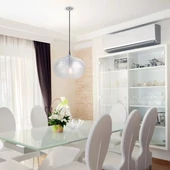 Pendant Light Diamond Cut Glass Transparent  Ф350мм