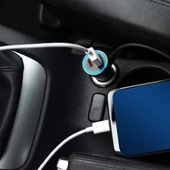 V-TAC autós szivargyújtós gyorstöltő, Power Delivery, USB és Type-C csatlakozóval - SKU 7744