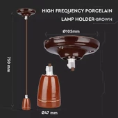 Porcelan Lamp Pendant Brown