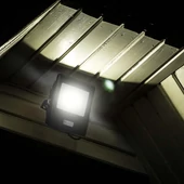 30W LED PIR Sensor Floodlight SAMSUNG CHIP Black Body 6400K 1M Cable