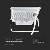 30W LED PIR Sensor Floodlight SAMSUNG CHIP White Body 4000K 1M Cable