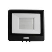 V-TAC beépített mozgásérzékelős LED reflektor 50W hideg fehér, fekete házzal - SKU 20291