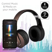 Bluetooth Wireless Headphone With Adjustable Head 500mAh Brow W/BAG