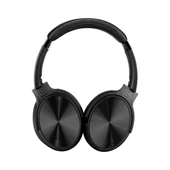 Bluetooth Wireless Headphone With Rotable Head 500mAh Black W/BAG