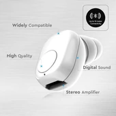 Earbuds Bluetooth 55mAh White