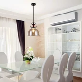 Glass Pendant Light Amber