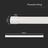 V-TAC bútor, - és pultvilágító LED lámpa 117cm 40W CCT - SKU 23680