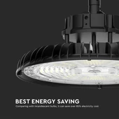 V-TAC csarnokvilágító LED lámpa 200W, 120°, állítható színhőmérséklettel, 135 Lm/W - SKU 10467
