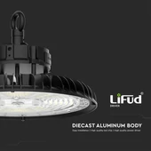 V-TAC csarnokvilágító LED lámpa 200W, 120°, állítható színhőmérséklettel, 135 Lm/W - SKU 10467