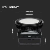 LED Highbay SAMSUNG CHIP - 500W 120' Meanwell Driver Dimmable Black Body 4000K