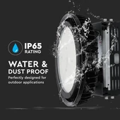 LED Highbay SAMSUNG CHIP - 500W 120' Meanwell Driver Dimmable Black Body 4000K