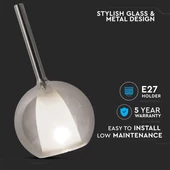 Pendant Light Modern Double Glass Gungray+White Ф180мм
