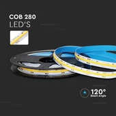LED COB  Strip Light IP20 24V 6000K 280 Leds 10W/m