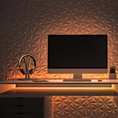 Tube LED Neon Flex, 12W/m, Amber, DC24V, 360°D