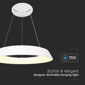 White 48W Dimmable LED Designer Hanging Light, 4000K