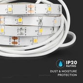 V-TAC dimmelhető LED szalag szett mozgásérzékelővel SMD 2835, 30 db/m természetes fehér - SKU 2549