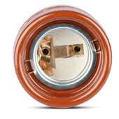 Porcelan Lamp Holder Fitting Brown