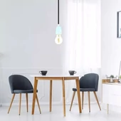 Porcelan Lamp Holder Fitting Blue