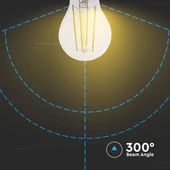LED Filament Bulb - Smart WiFi 7W E27 A60 Clear glass, CCT