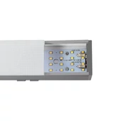 LED Linear Light SAMSUNG CHIP - 40W Hanging Suspension Silver Body 4000K 1200x50x65mm