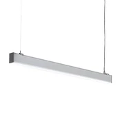 LED Linear Light SAMSUNG CHIP - 40W Hanging Suspension Silver Body 4000K 1200x50x65mm