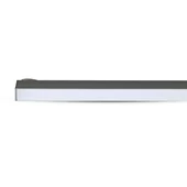 LED Linear Light SAMSUNG CHIP - 40W Hanging Suspension Silver Body 4000K 1200x35x67mm