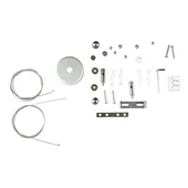 LED Linear Light SAMSUNG CHIP - 40W Hanging Suspension Silver Body 4000K 1200x35x67mm