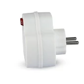 Adapter With Switch & Earthing Contact 2 Socket 2.5 1 Socket 16A
