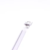 V-TAC falon kívüli alumínium LED szalag profil fehér fedlappal 2m - SKU 3352