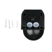 PIR Wall Sensor With Moving Head Black