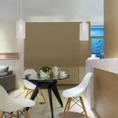 Pendant Light Matt White With White Canopy