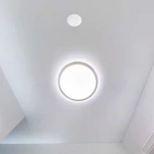 V-TAC fehér mikrohullámú szenzoros lapos mennyezeti mozgásérzékelő, 360°, IP20 - SKU 23163