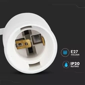 V-TAC fehér szilikon függeszték, E27 foglalattal - SKU 3477