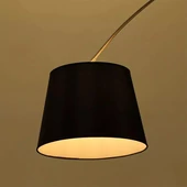 LED Floor Lamp E27 Black Lamp Shade