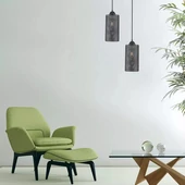 Pendant Light Champean Gold With Gold Canopy