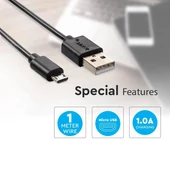 1 M Micro USB Cable Black - Pearl Series