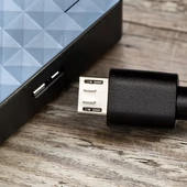 V-TAC fekete, USB - Micro USB 1m hálózati kábel - SKU 8481